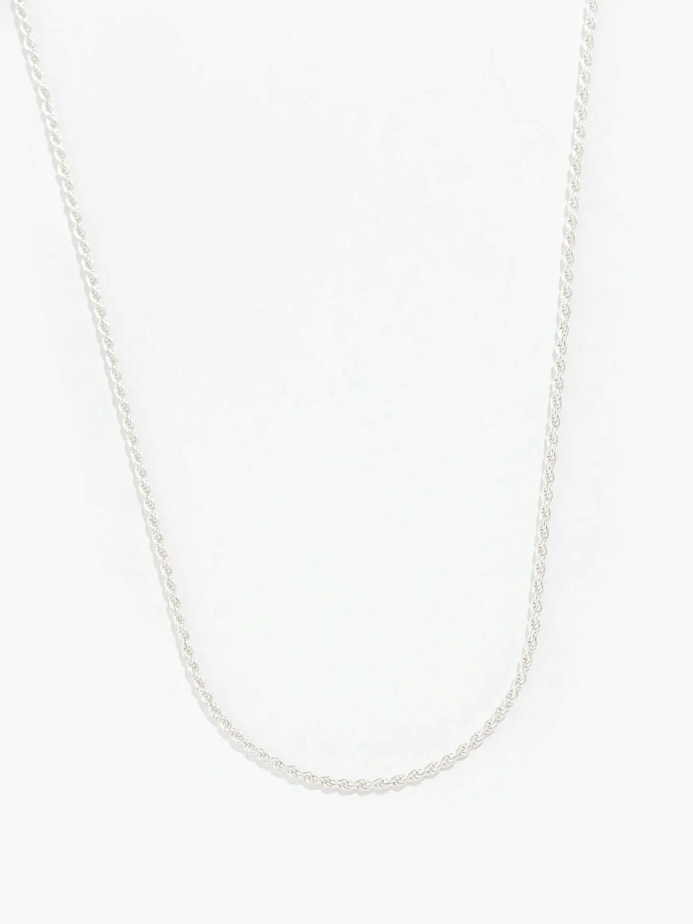Sterling Silver French Rope Chain - Picture 2 of 5